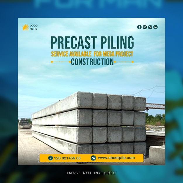 Pilar prefabricado para megaproyectos
