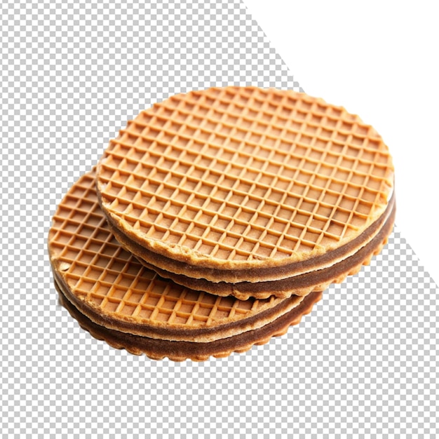 une pile de gaufres qui sont sur une grille