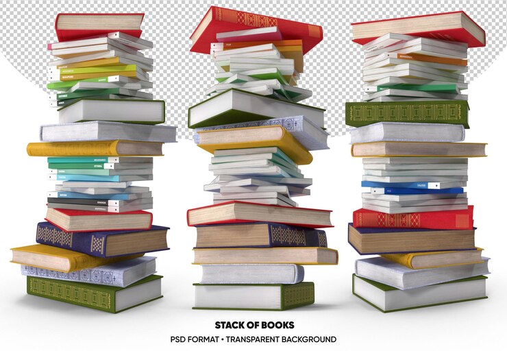 PSD une pile de livres