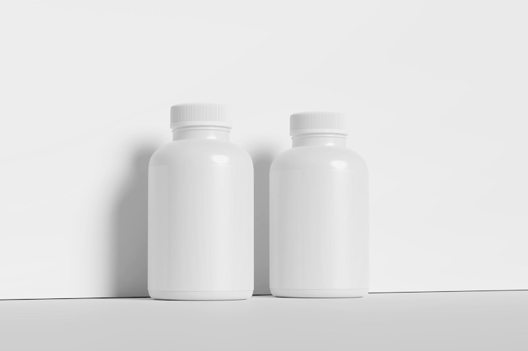 PSD pillenflaschenmodell