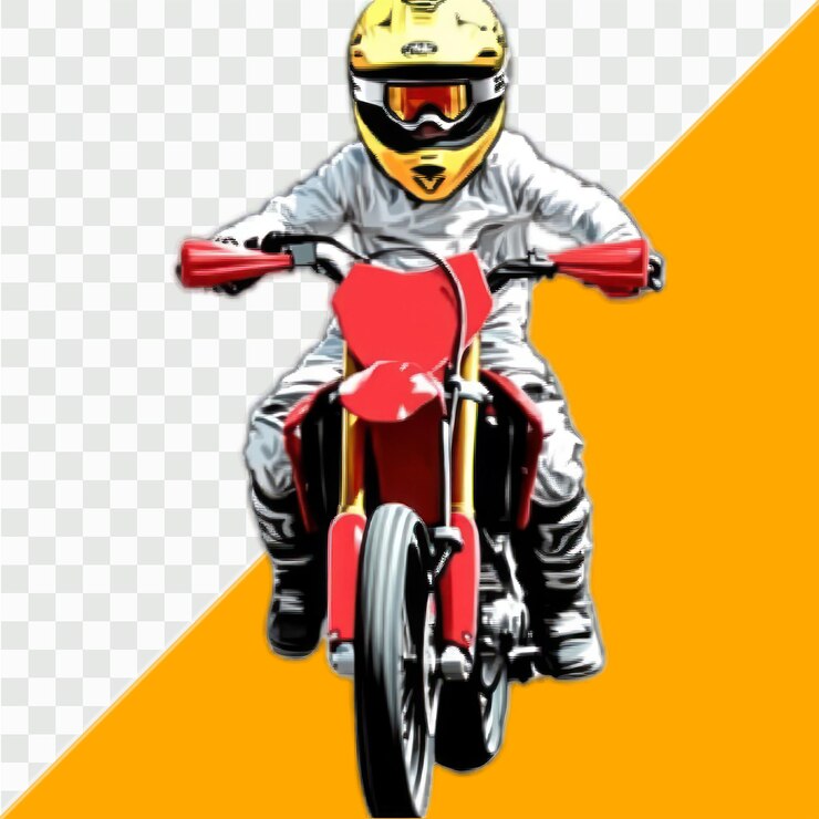 PSD piloto de motocross