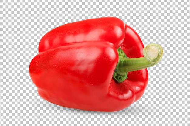 Pimenta isolada na camada alfa