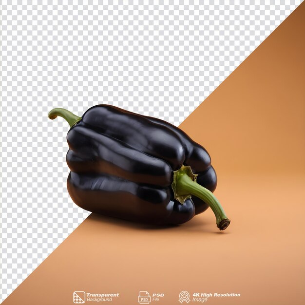 Pimienta negra aislada
