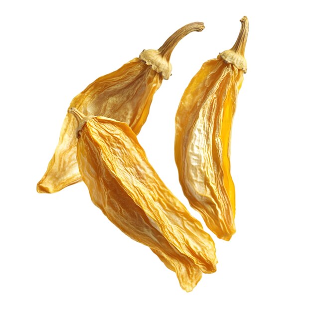 Pimientos amarillos secos