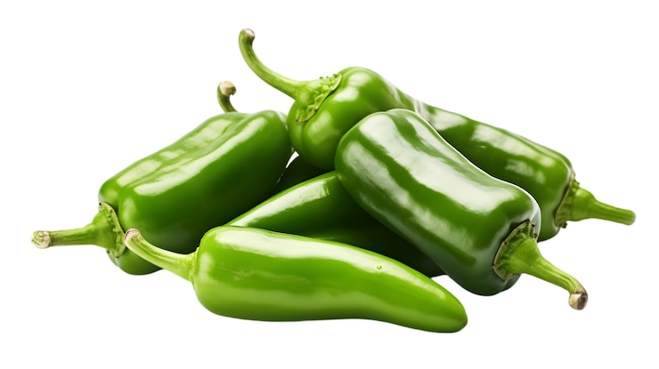 PSD pimientos verdes frescos de jalapeno