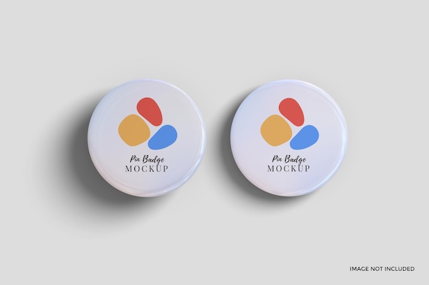 Pin-Abzeichen-Modell