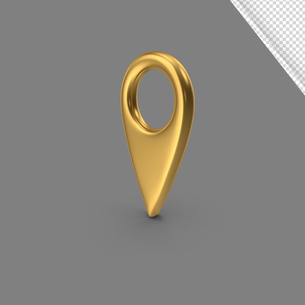 Pin Carte Illustration 3D