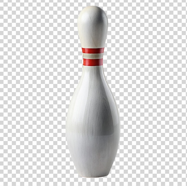 Pin de bowling isolado em fundo transparente