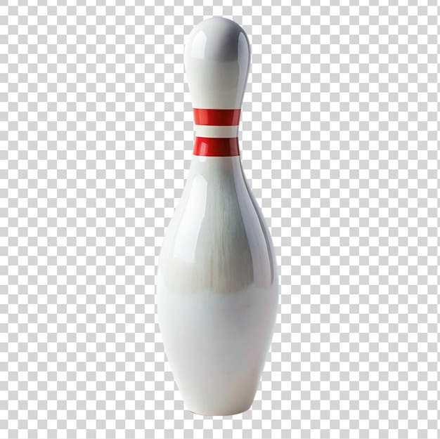 PSD pin de bowling isolado em fundo transparente