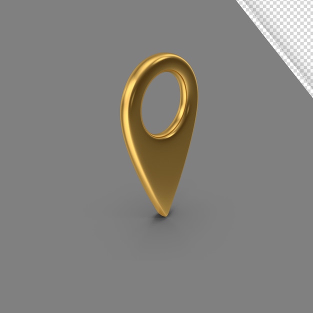 Pin Mappa Illustrazione 3D