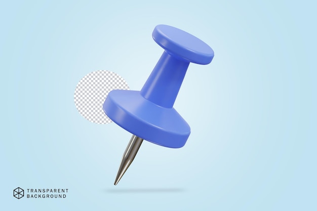 Pin-Symbol 3D-Rendering