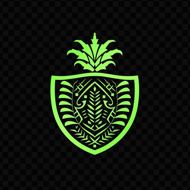 PSD piña en un escudo verde