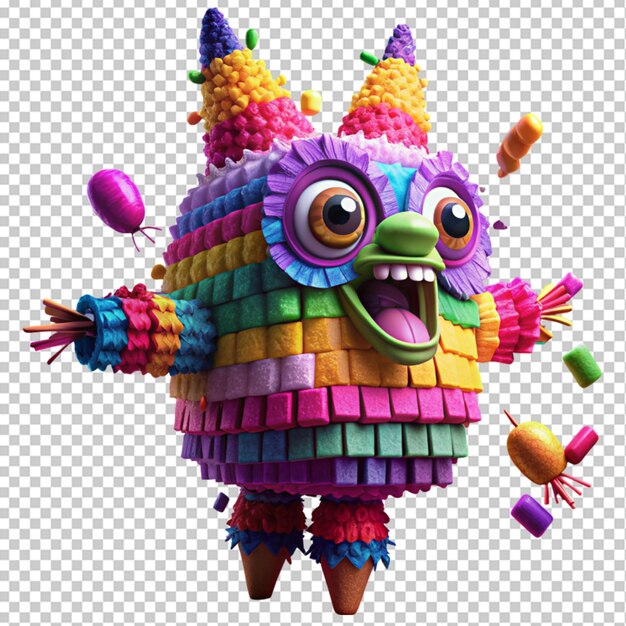 Una pinata divertida llena de caramelos