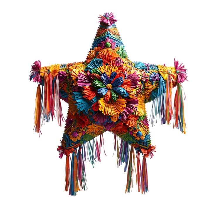 PSD la pinata de las estrellas coloridas