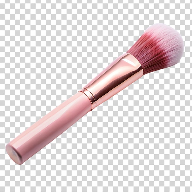 PSD pincel de maquiagem rosa realista isolado em fundo transparente