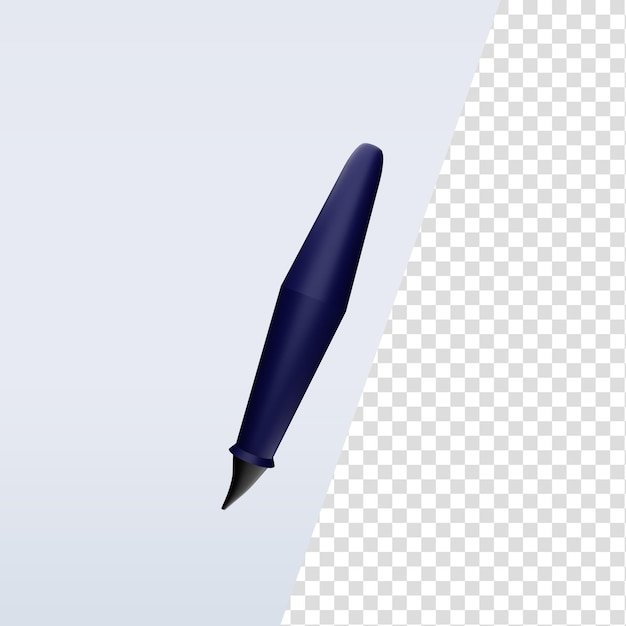 pincel de icono 3d