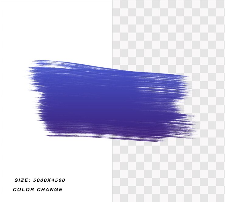 PSD pincel sobre fondo transparente