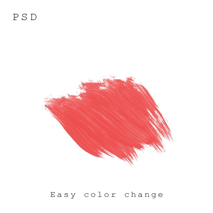 PSD las pinceladas de psd con colores