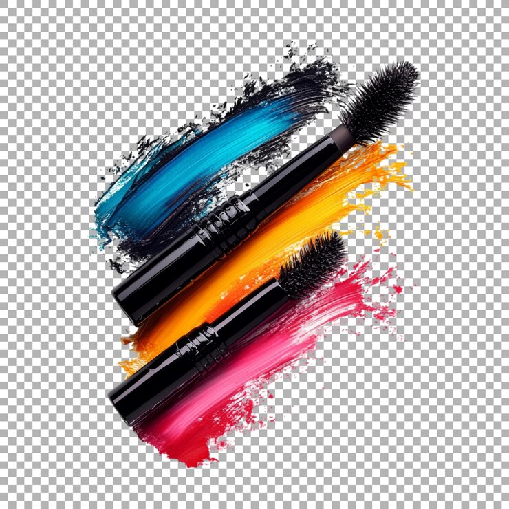 PSD pinceles de maquillaje png con power splitter en un fondo transparente generado por ai