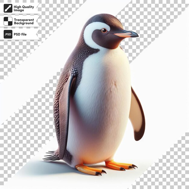 PSD un pingüino con una imagen de un pingüín en él