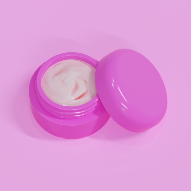 Pink Cosmetics Offenes Glas
