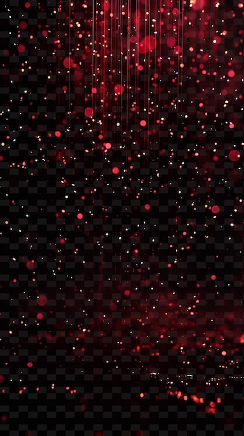 PSD pink glitters on a black background