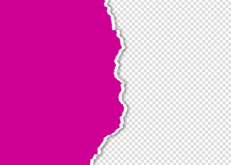 PSD pink torn paper background