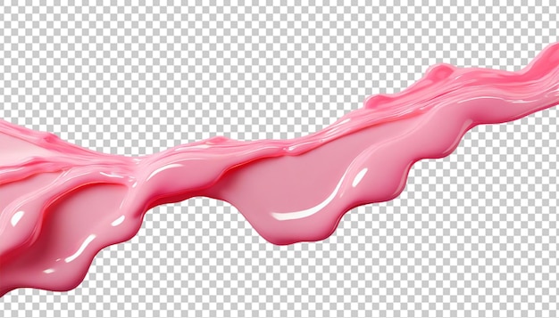 PSD pinkfarbener spritzer isoliert auf transparentem hintergrund