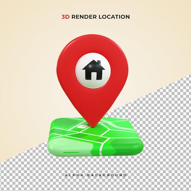 Pino de mapa 3d realista vermelho ponteiro de marcadores de gps ponteiro de localização ícone