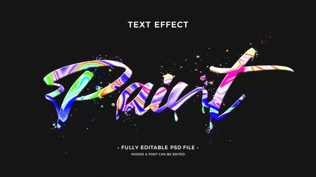 Pinsel-Texteffekt