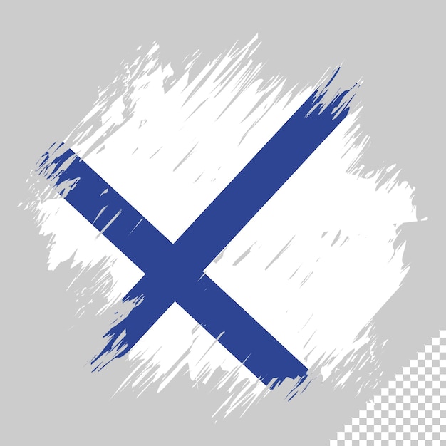 PSD pinselflagge finnland transparenter hintergrund finnland pinsel aquarell flagge design-vorlage-element