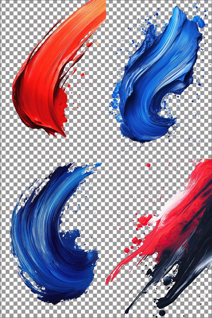 pintado trazo artístico y único hiperrealista aislado PNG con fondo transparente claro Hig