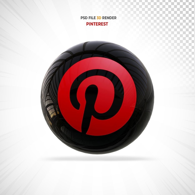 Pinterest social media icons logos