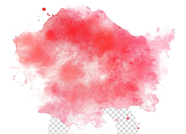 una pintura abstracta rosa y roja de un pez en una gota de agua