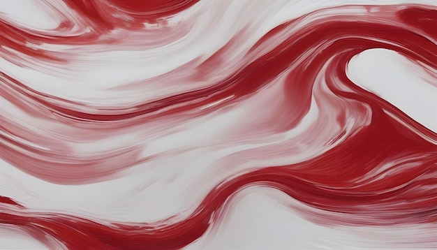 PSD pintura al óleo de onda roja con técnica de pincel