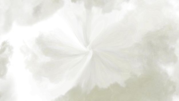una pintura de una flor blanca con un gran centro