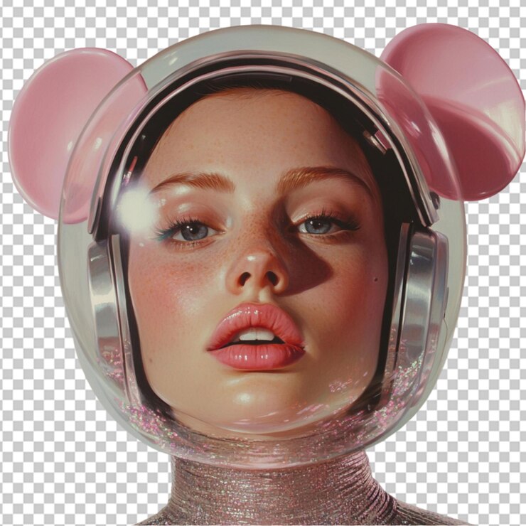 PSD pintura hiperrealista fotorealismo surrealista sobre un fondo transparente