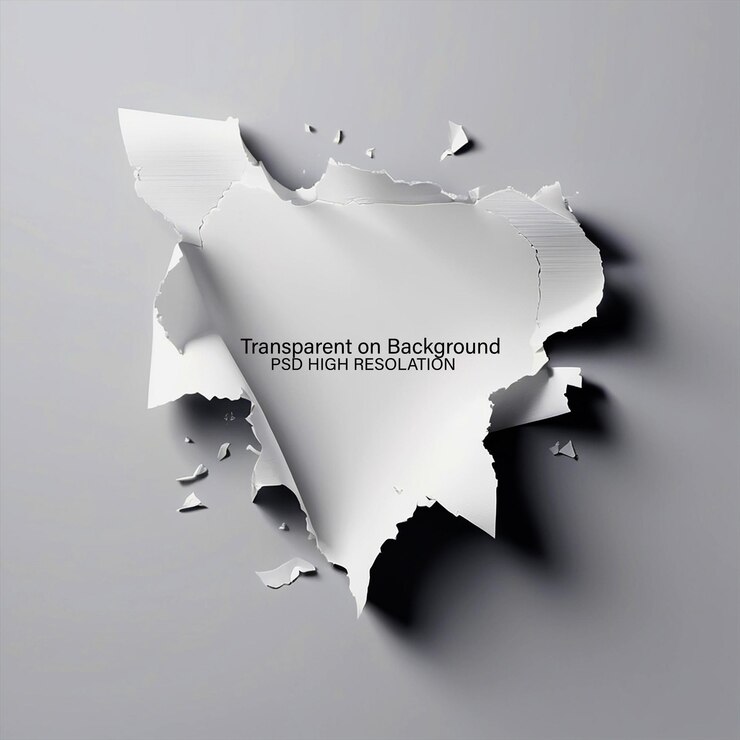 PSD pintura de pared blanca con fondo texturizado sobre fondo transparente