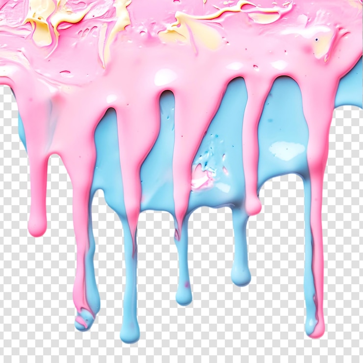 PSD pintura rosa y azul goteando arte fondo abstracto