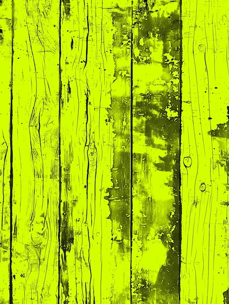 PSD pintura verde en una valla de madera frente a un fondo verde
