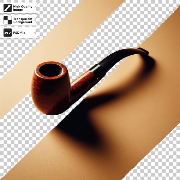 Pipe à Fumer Psd Avec Fumée Sur Fond Transparent Avec Couche De Masque Modifiable