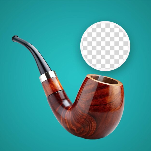 PSD pipe de tabac isolée sur fond transparent