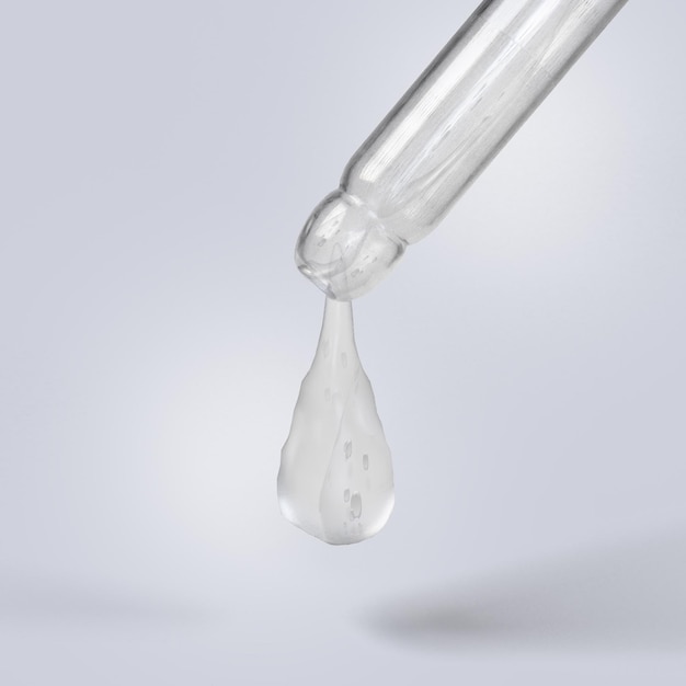 pipette à huile de sérum rendu 3D