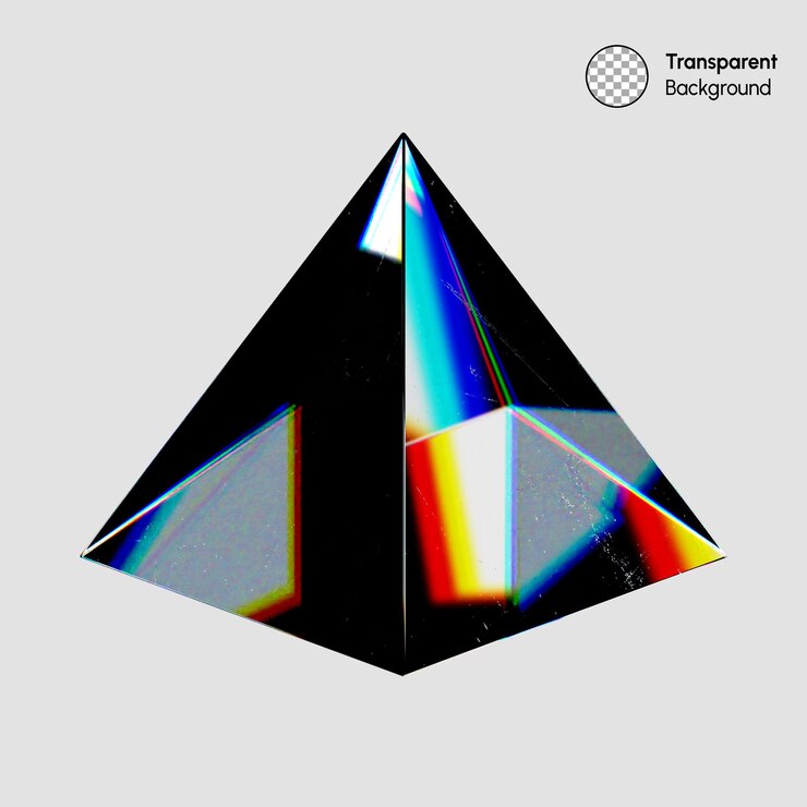 PSD pirâmide de dispersão 3d