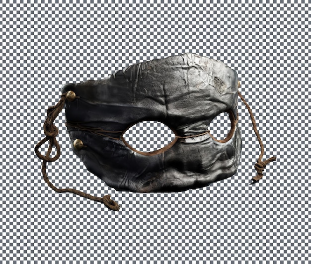 PSD pirate eyepatch isolé sur un fond transparent