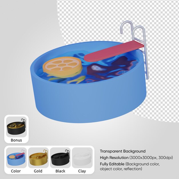 piscina 3d