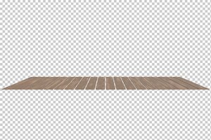 PSD piso de tablones de madera renderizado 3d aislado