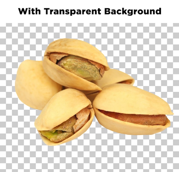 Pistacchi isolati su uno sfondo trasparente