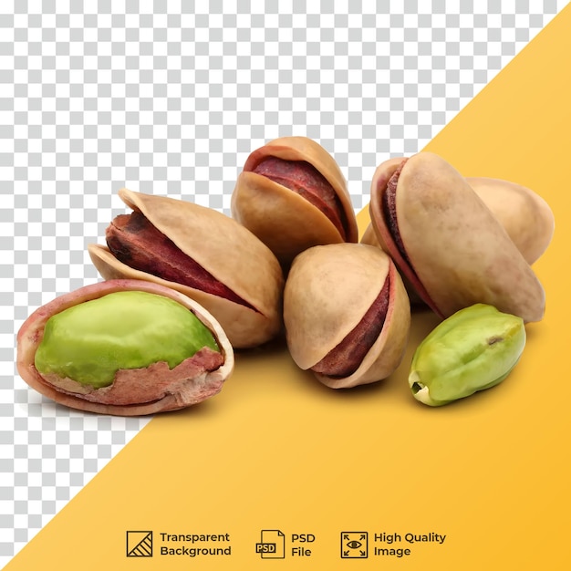 Pistachios transparent