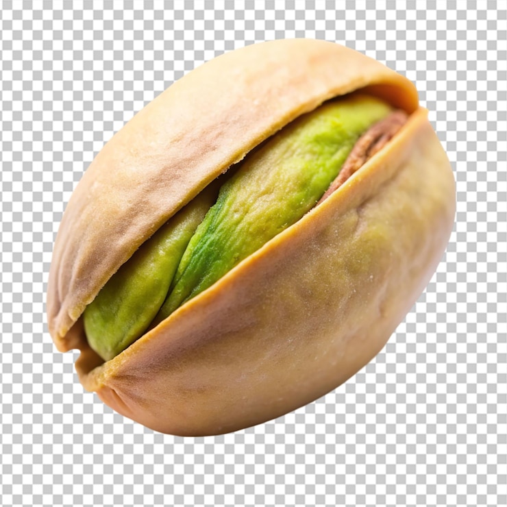 PSD pistacho sobre un fondo transparente